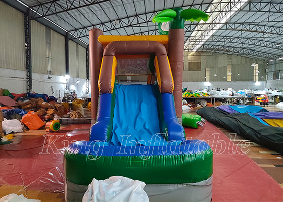 Dinosaurs Happy Hop Bouncy Castle Slide T-Rex Bounce House Inflatable Jumping Castles