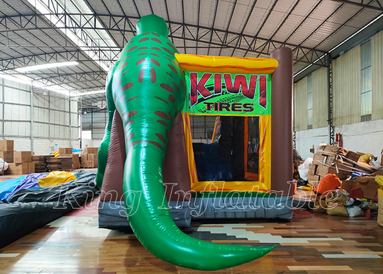 Dinosaurs Happy Hop Bouncy Castle Slide T-Rex Bounce House Inflatable Jumping Castles