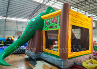 Dinosaurs Happy Hop Bouncy Castle Slide T-Rex Bounce House Inflatable Jumping Castles