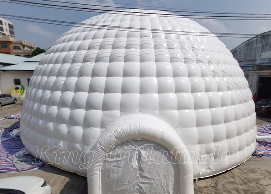 EN71 Inflatable Igloos White PVC Commercial Rent Event Exgibition Air Blow Up Inflatable Tent