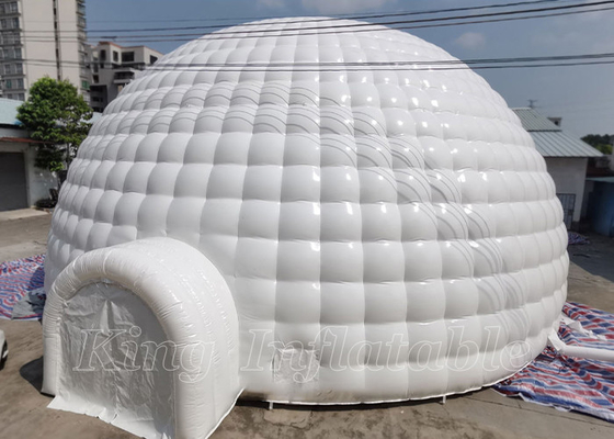 EN71 Inflatable Igloos White PVC Commercial Rent Event Exgibition Air Blow Up Inflatable Tent