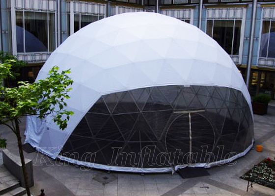 Outdoor Wedding Party Events Exhibition Glamping Shelter Geodesic Dome Tent