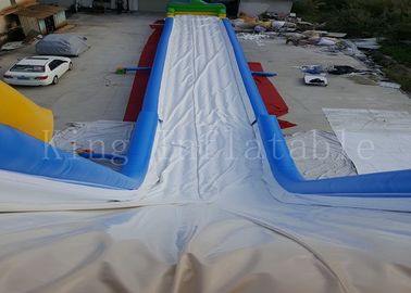 Customized Kids Inflatable Slip N Slide Durable 0.55mm PVC Tarpaulin Material