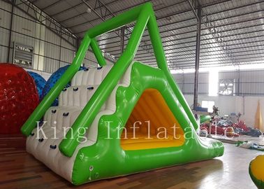 0.65mm PVC Tarpaulin Heat Sealed Inflatable Water Toy Floating Slide For Water Park