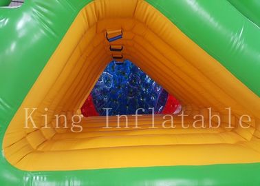 0.65mm PVC Tarpaulin Heat Sealed Inflatable Water Toy Floating Slide For Water Park