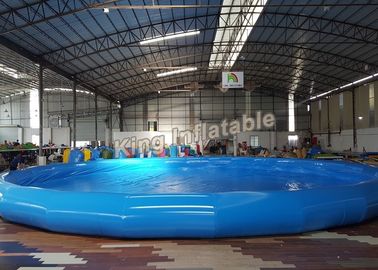 Durable Quick - Set Round Inflatable Swimming Pool For Summer Family / Outdoor Garden