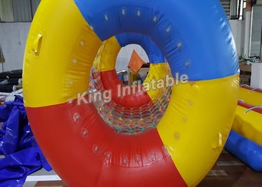 Crazy Fun Airtight 0.8mm PVC / TPU Blow Up Water Rolling Toy For Swimming Pool