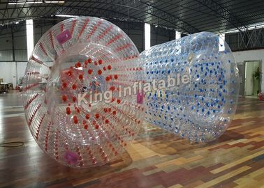 Transparent Custom Inflatable Water Toy Inflatable Water Roller For Adult / Kids