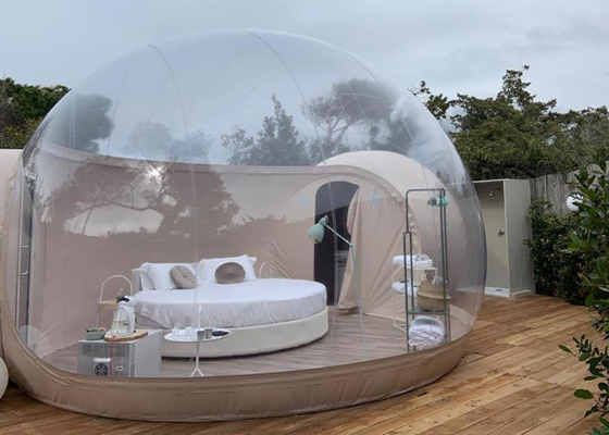 Water Resistant Inflatable Bubble Tent With Air Blower 220V/110V