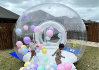 Inflatable Bubble Tent With 220V 110V Air Blower White Transparent Color For Outdoor Camping