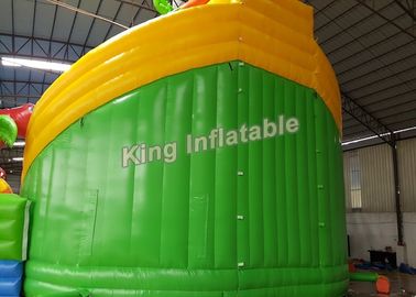 Dinosaur Amusement Park Slide Amazing Inflatable Water Park With Swimming Pool