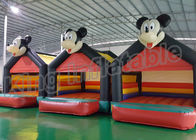 Anti - Static Mickey Mouse Inflatable Jumping Castle For Outdoor Games CE Approval
