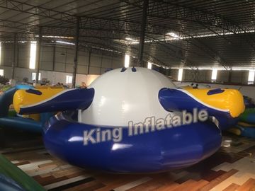 Durable 0.9mm PVC Airtight Inflatable Saturn Water Toy For Water Park / Water Sport