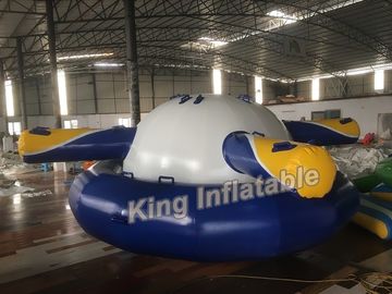Durable 0.9mm PVC Airtight Inflatable Saturn Water Toy For Water Park / Water Sport