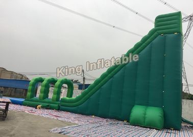 Attractive Commercial Outdoor Giant Long Green Inflatable Water Slide slip and slide For Adult