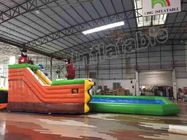 Amusement Park Slide Durable Inflatable Water Fun Special For Kids / Adults