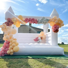Commercial White Inflatable Bouncer Castle Jumping Inflatable Wedding Bounce House