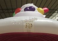 Customized Design Inflatable Event Tent With Icecream Theme , Colorful Color