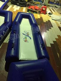 Life Guarding Use Blow Up Blue / White PVC Water Guard Board Toy For Outdoor Games