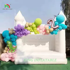 White Inflatable Bouncer Castle Indoor Inflatable Bounce House For Wedding