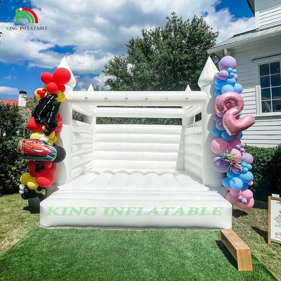 White Inflatable Bouncer Castle Indoor Inflatable Bounce House For Wedding