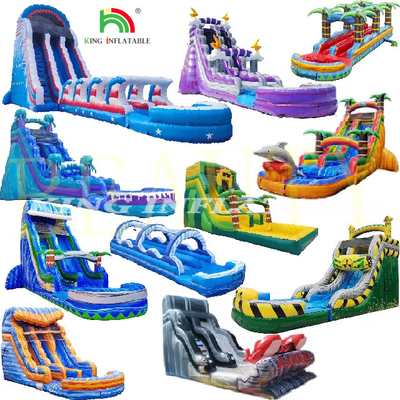 Multiple Styles Customization Commercial Residential Inflatable Water Slide Inflatable Slide With PVC Water Slides