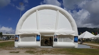 White Inflatable Tent Portable Outdoor Inflatable Disco Nightclub Tent For Events