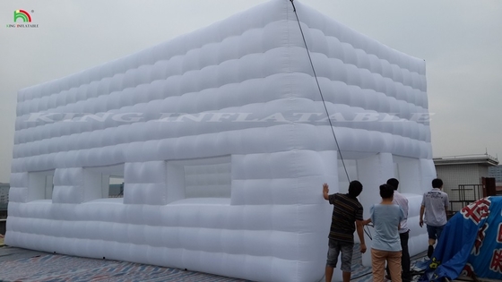 Customized White Inflatable Tent Outdoor Movable Nightclub Portable Inflatable Party Tent For Events