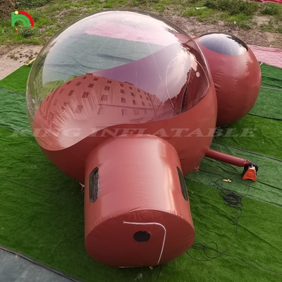 Outdoor Inflatable Clear Dome Tent Camping Hotel Room House Bubble Tent For Restaurant