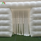 Outdoor Led Lighting Inflatable Igloo Flat Top White Large Inflatable Camping Tent  Wedding Party Tent