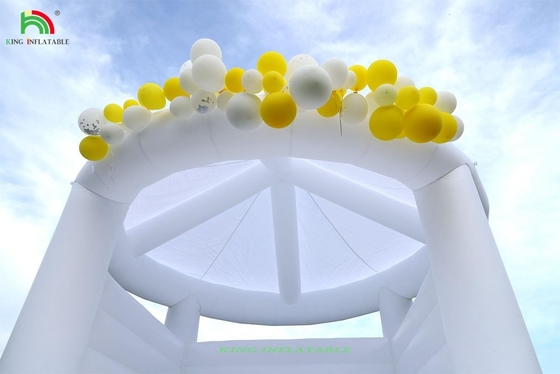 Commercial Adults Kids Inflatable Bouncer White Bouncy House Inflatable Jump Castle Bouncer For Wedding