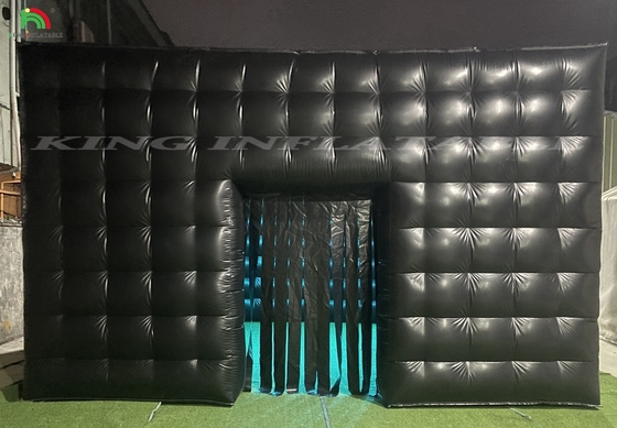 Commercial Night Club Tent Portable Black Inflatable Nightclub Events Tent For Party Rental