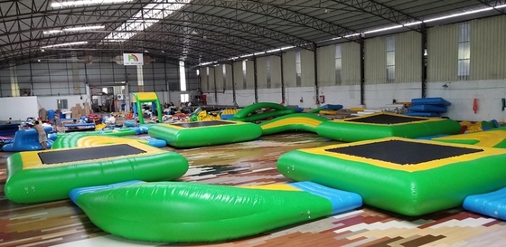 Inflatable Water Park Equipment Floating Inflatable Aqua Park