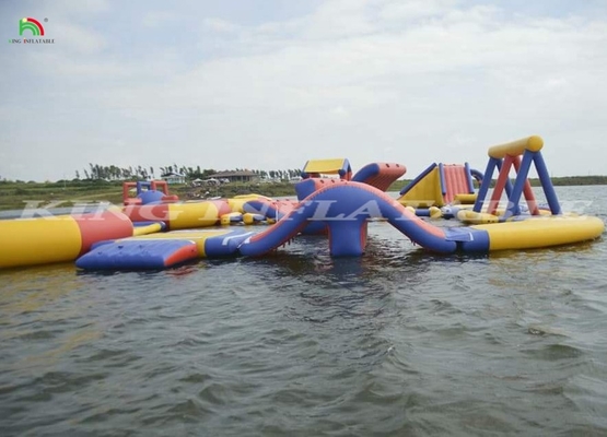 Sea Large Inflatable Floating Water Park Game Floating Island Equipment