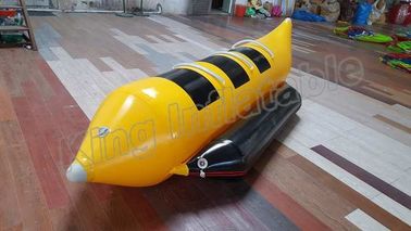 3 Seats Inflatable Water Banana Boat With 0.9mm PVC Tarpaulin Material