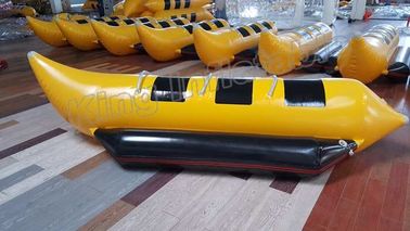 3 Seats Inflatable Water Banana Boat With 0.9mm PVC Tarpaulin Material