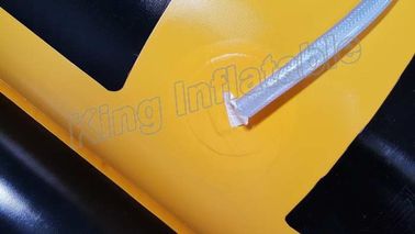 3 Seats Inflatable Water Banana Boat With 0.9mm PVC Tarpaulin Material