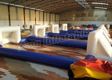 12 x 6M Blue Inflatable Football Field Sports Games With CE Blower