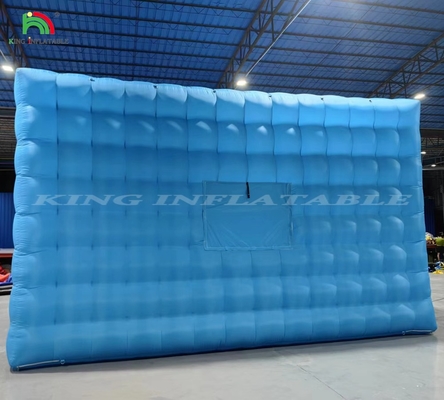 Customizable Color LED Lighting Mobile Night Club Tent Blue Inflatable Cube Tent Party Tent For Events