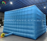 Customizable Color LED Lighting Mobile Night Club Tent Blue Inflatable Cube Tent Party Tent For Events