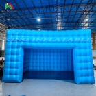 Customizable Color LED Lighting Mobile Night Club Tent Blue Inflatable Cube Tent Party Tent For Events