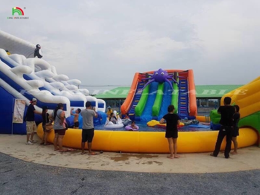 Inflatable Water Slide Swimming Ball Toys Pools Inflatable Water Park With Pool