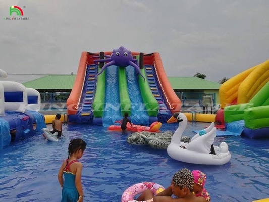 Inflatable Water Slide Swimming Ball Toys Pools Inflatable Water Park With Pool