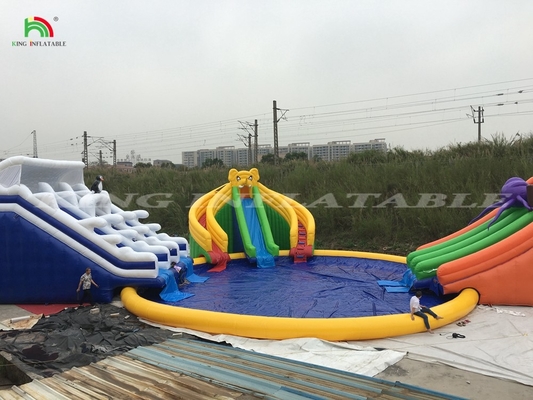 Inflatable Water Slide Swimming Ball Toys Pools Inflatable Water Park With Pool