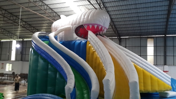 Inflatable Large Pool Water Park Inflatable Water Park With Swimming Pool Slide