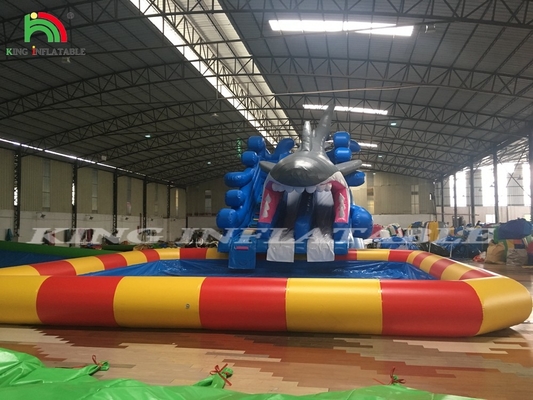 Inflatable Water Park With Water Slide And Pool Custom Inflatable Ground Water Park For Kids And Adults