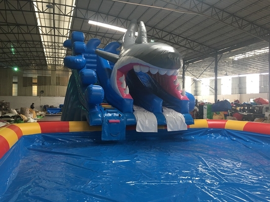 Inflatable Water Park With Water Slide And Pool Custom Inflatable Ground Water Park For Kids And Adults