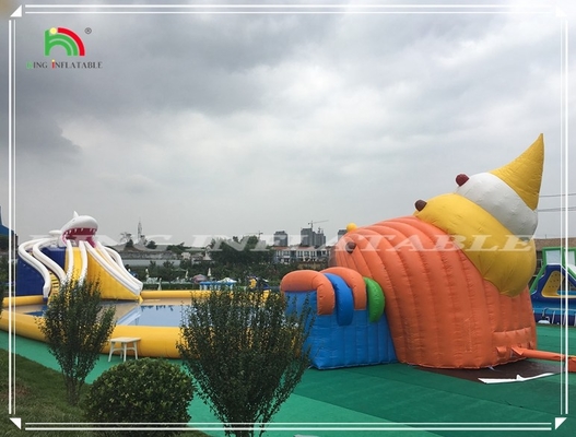 Water Park Design Build Inflatable Water Theme Park Rental Water Play Equipment