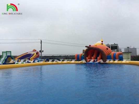 Water Park Design Build Inflatable Water Theme Park Rental Water Play Equipment