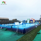 Inflatable Water Slide Park Outdoor Bounce House With Water Pool Park